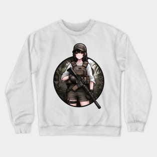 Tactical Girl Crewneck Sweatshirt